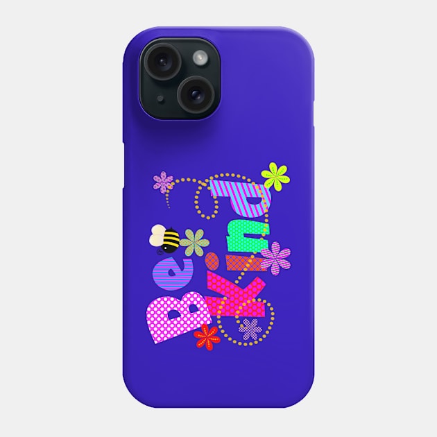 Be Kind Colorful Typography Phone Case by AlondraHanley