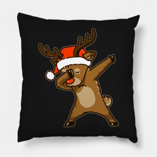 Dabbing Reindeer Shirt Christmas Dab Rudolph Reindeer TShirt Pillow