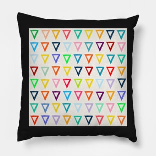 Colourful Triangles Pillow