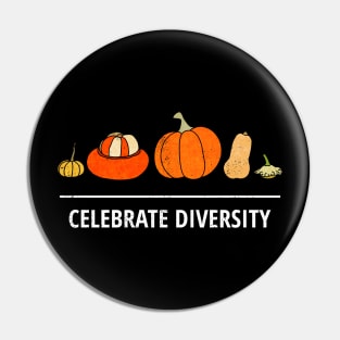 Celebrate Diversity This Halloween Pin