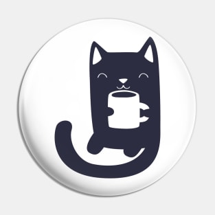 Coffee Cat Pin