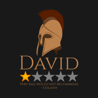 David & Goliath - Biblical Mythology Meme - Old Testament T-Shirt