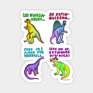 Venezuelan Dinosaurs Magnet