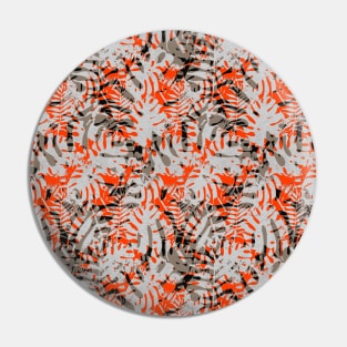 Tropical cutout orange Pin