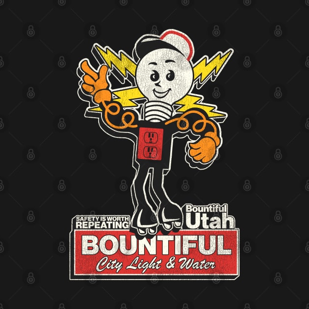 Bountiful Utah City Light & Water Reddy Kilowatt Sign by darklordpug