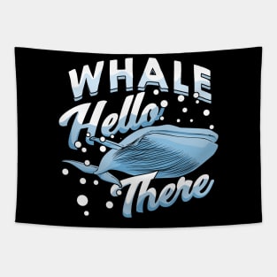 Whale Hello There Marine Biologist Gift Tapestry