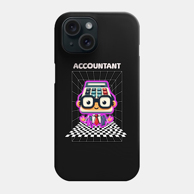 Funny Accountant Phone Case by Create Magnus