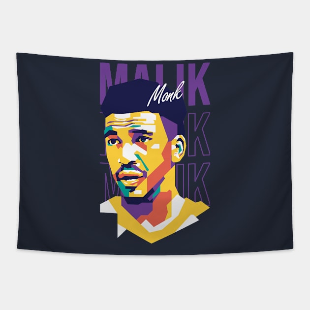 Malik Monk On WPAP Art 2 Tapestry by pentaShop