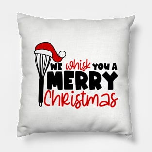 We Wisk You A Merry Christmas Pillow