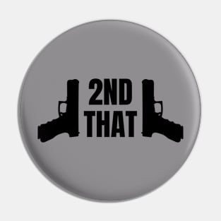 I 2nd That / Glock / Pistol / Second Amendment Pin