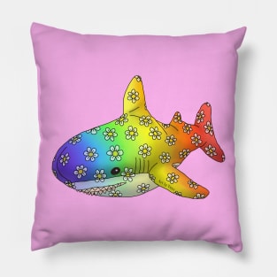 Rainbow Shark Pillow