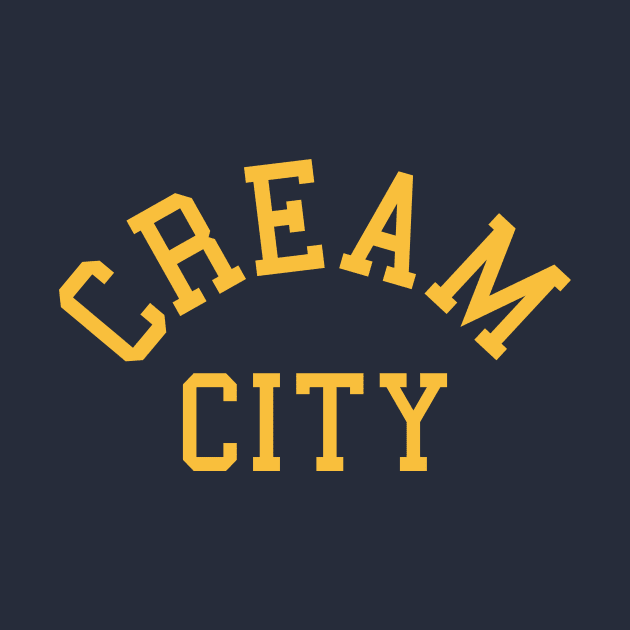 Milwaukee 'Cream City' Baseball & Beer Fan T-Shirt: Bold Design Celebrating Baseball and Brews! by CC0hort