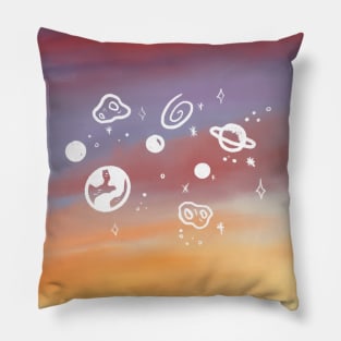 Stars and Planets Pillow