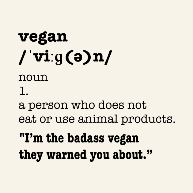 Vegan Definition by AnimalRightsApparel