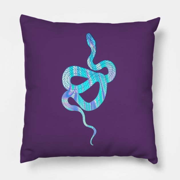 Anima mundi: the snake Pillow by Blacklinesw9