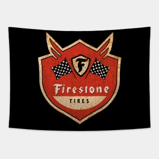 Vintage tires Tapestry