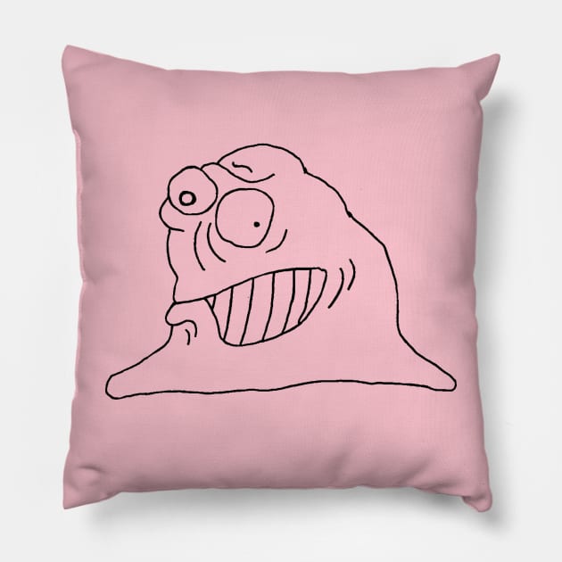 BLOBBO! Pillow by crap-art