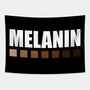 Melanin Color Shades Squares, Black Lives Matter Tapestry