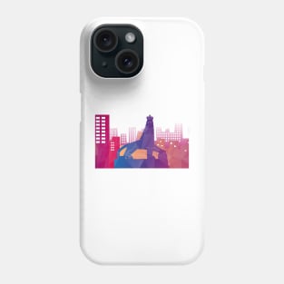 poligonal statue art Phone Case