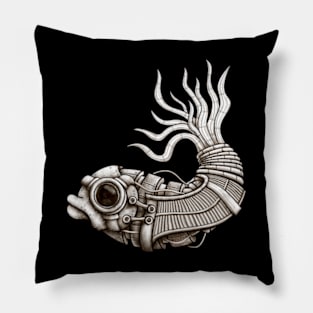 Steampunk Fish Pillow