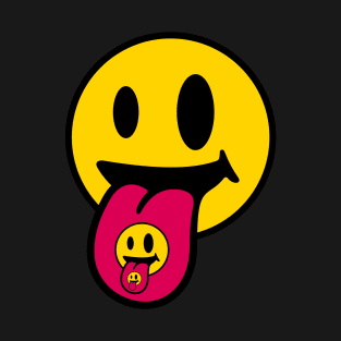 Emoticon shows tongue T-Shirt