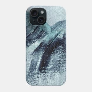 Blue Abstract Painting Phone Case