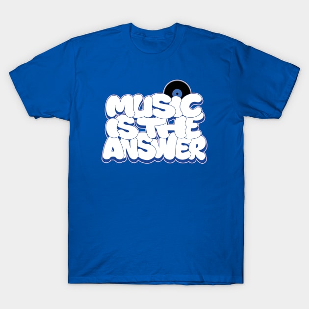 MUSIC IS THE ANSWER Graffiti lettering