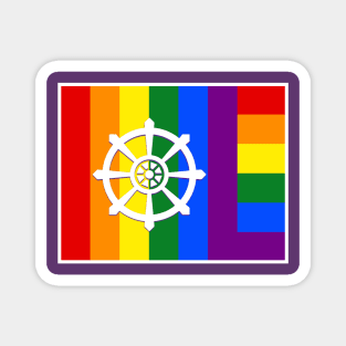 Rainbow Dharma Magnet