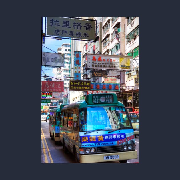 Hong Kong Buses And Signs by tommysphotos