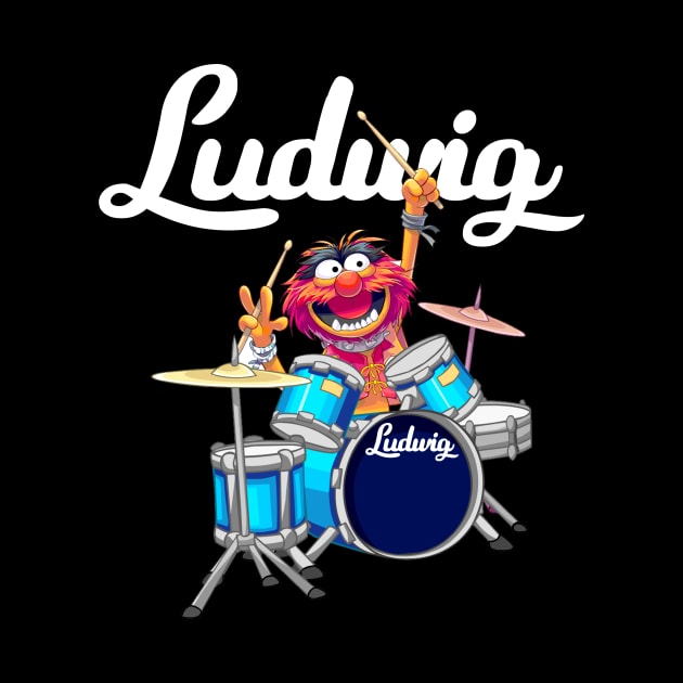 The Muppet Show Animal Playing Ludwig Drums by MonataHedd