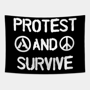 Protest And Survive Tapestry