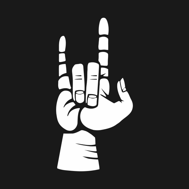 Rock And Roll Hand Sign by Ramateeshop