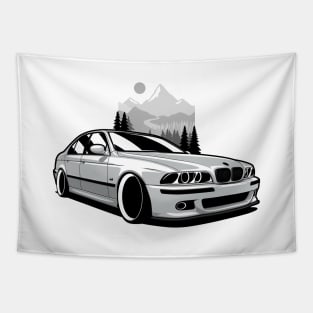 Silver White E39 Classic Saloon Tapestry