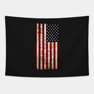 Vintage USA Flag, All American Flag, Distressed Worn United States Flag US 4th of July Flag, 4 de Julio Ropa Tapestry