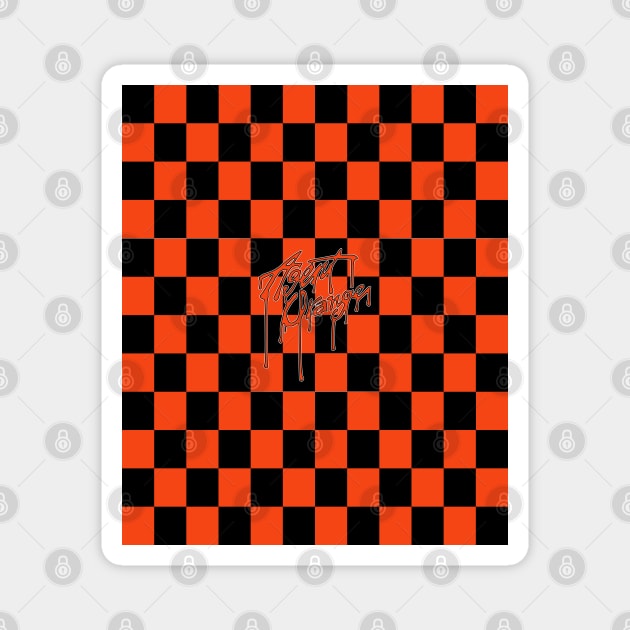 Agent Orange - Grid. Magnet by OriginalDarkPoetry