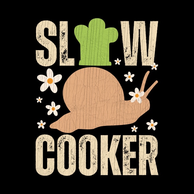 Slow Cooker Cute & Funny Snail Chef by Point Shop