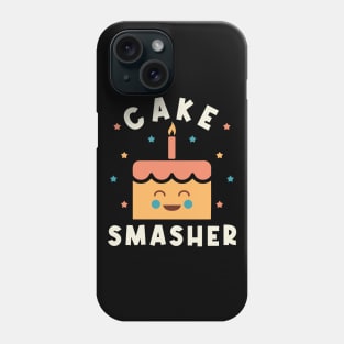 1st Birthday Cake Smasher Cake Smash Boy Girl Baby Phone Case