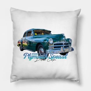 1950 Plymouth Special Deluxe Coupe Pillow