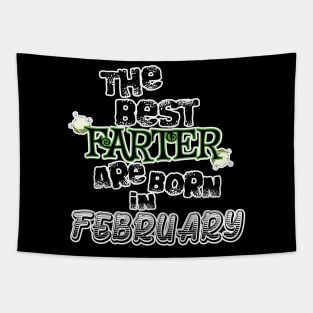 The Best Farter are Born in February Tapestry