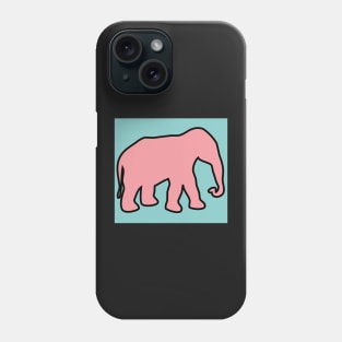 pink elephant Phone Case