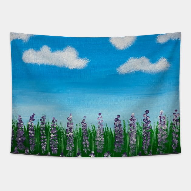 Lavender Fields Forever Tapestry by Shelly9790