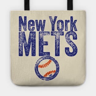 Mets Baseball Weathered Tote