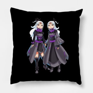 Evil Twins Pillow