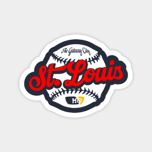 St. Louis Baseball Magnet