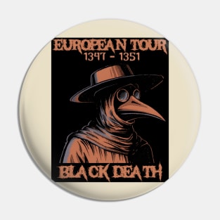 Black death t-shirt Pin