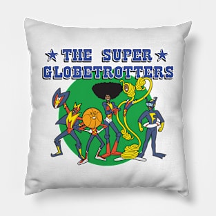 The Super Globetrotters - Cartoon Pillow