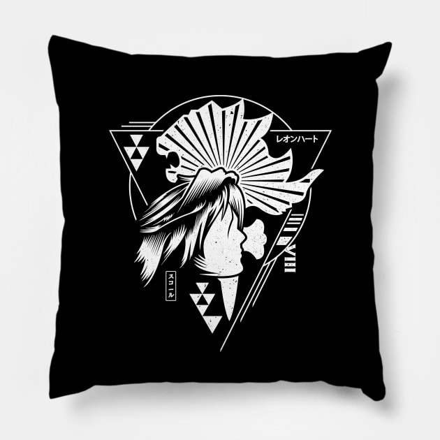 The Squall Leon Pillow by logozaste