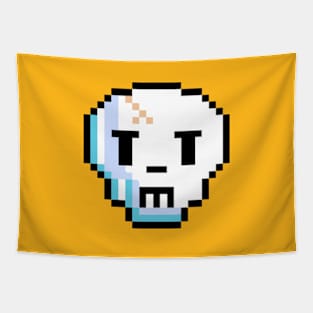 pixel art Skull Tapestry