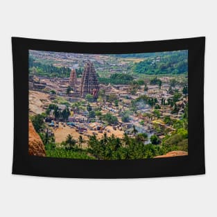 Hampi Village from Mantanga Hill. Tapestry