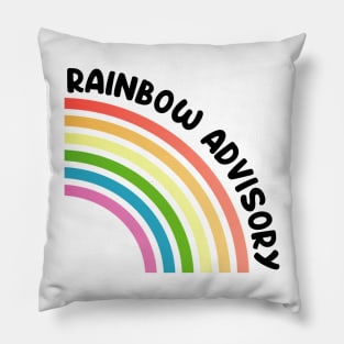 Rainbow Advisory Pillow